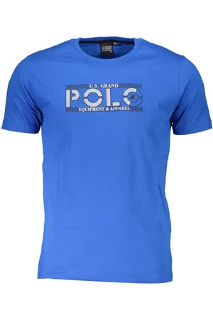 U.S. Grand Polo T-SHIRT POLO US GRAND KRÓTKI RĘKAW MĘSKI NIEBIESKI