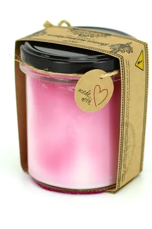HERS Świeca sojowa marmurkowa Ice Rose