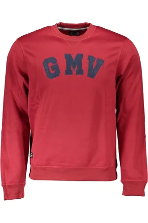 GIANMARCO VENTURI CZERWONA BLUZA MĘSKA Z ZAMKIEM