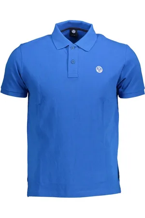 HERS KOSZULKA POLO NORTH SAILS Z KRÓTKIMI RĘKAWAMI MĘSKA NIEBIESKA