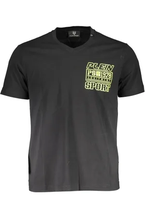 Philipp Plein T-SHIRT MĘSKI Z KRÓTKIM RĘKAWEM CZARNY