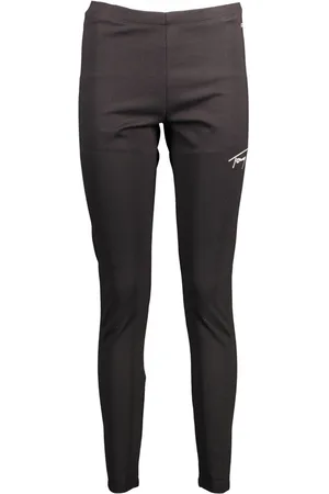 Tommy Hilfiger LEGGINSY KOBIETY CZARNE