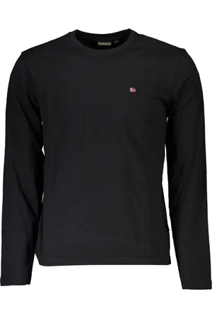 Napapijri MĘSKI T-SHIRT Z KRÓTKIM RĘKAWEM CZARNY