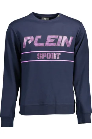 Philipp Plein SPORTOWA BLUZA PLEIN BEZ ZAMKA MĘSKA NIEBIESKA