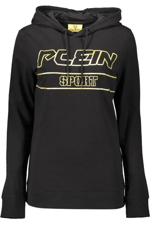 Philipp Plein SPORTOWA BLUZA PLEIN BEZ ZAMKA DAMSKA CZARNA