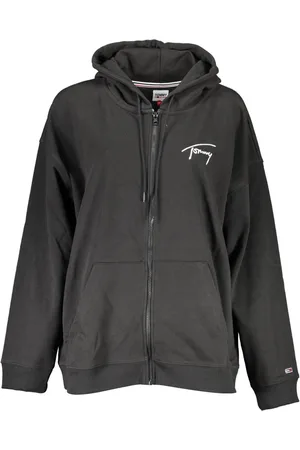 Tommy Hilfiger BLUZA Z ZAMKIEM DAMSKA CZARNA
