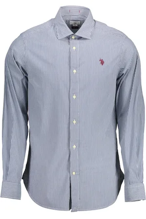 Ralph Lauren MĘSKA KOSZULKA POLO Z DŁUGIM RĘKAWEM NIEBIESKA
