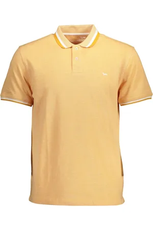 HARMONT&BLAINE MĘSKA KOSZULKA POLO Z KRÓTKIM RĘKAWEM POMARAŃCZOWA