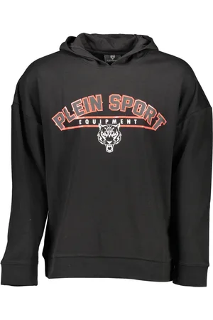 Philipp Plein SPORTOWA BLUZA PLEIN BEZ ZAMKA MĘSKA CZARNA