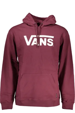 Vans CZERWONA BLUZA MĘSKA BEZ ZAMKA
