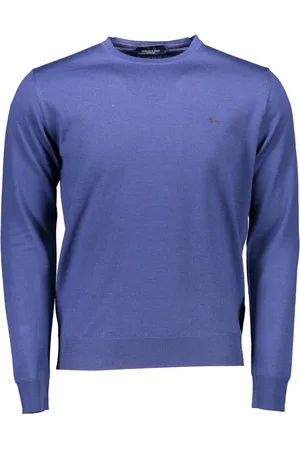 HARMONT&BLAINE NIEBIESKI SWETER MĘSKI HARMONT & BLAINE