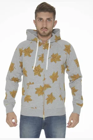 GANT BLUZA Z ZAMKIEM MĘSKA SZARA
