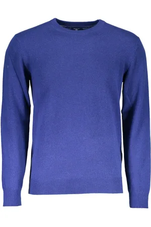 GANT NIEBIESKI SWETER MĘSKI