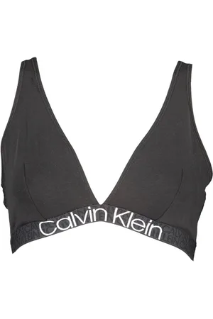 Calvin Klein BIUSTONOSZ TRÓJKĄTNY CZARNY CZARNY