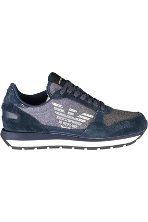 Emporio Armani NIEBIESKIE BUTY SPORTOWE DAMSKIE