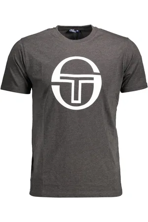 Sergio Tacchini T-SHIRT MĘSKI Z KRÓTKIM RĘKAWEM SZARY