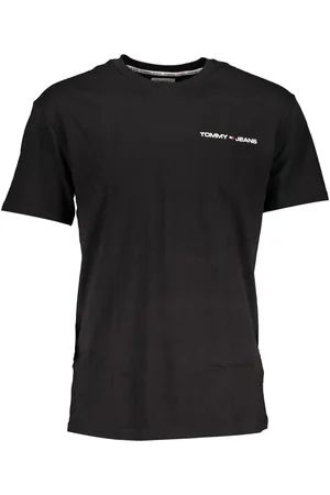 Tommy Hilfiger CZARNY M¨SKI T-SHIRT Z KRŕTKIM R¨KAWEM