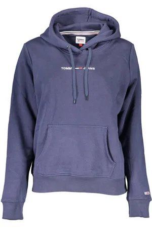 Tommy Hilfiger BLUZA BEZ ZAMKA DAMSKA NIEBIESKA