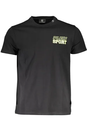 Philipp Plein T-SHIRT MĘSKI Z KRÓTKIM RĘKAWEM CZARNY