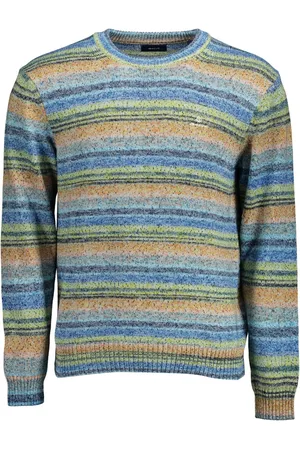 GANT NIEBIESKI SWETER MĘSKI