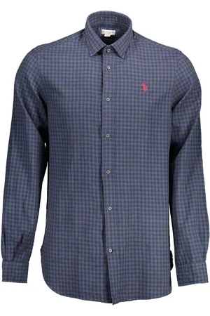 Ralph Lauren MĘSKA KOSZULKA POLO Z DŁUGIM RĘKAWEM NIEBIESKA
