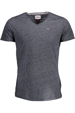 HERS T-SHIRT MĘSKI Z KRÓTKIM RĘKAWEM TOMMY HILFIGER NIEBIESKI