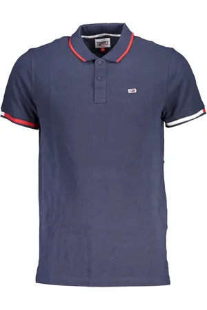 Tommy Hilfiger KOSZULKA POLO Z KRÓTKIM RĘKAWEM MĘSKA NIEBIESKA