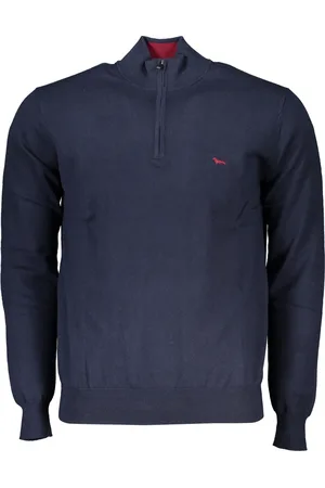 HARMONT&BLAINE NIEBIESKI SWETER MĘSKI