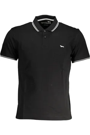 HARMONT&BLAINE HARMONT & BLAINE POLO MĘSKIE Z KRÓTKIM RĘKAWEM POMARAŃCZOWE