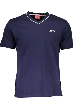 Slazenger T-SHIRT Z KRÓTKIM RĘKAWEM MĘSKI NIEBIESKI