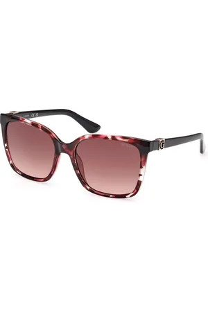Guess BRĄZOWE OKULARY PRZECIWSŁONECZNE