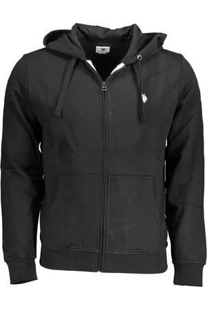 Ralph Lauren BLUZA US POLO Z ZAMKIEM CZARNA MĘSKA