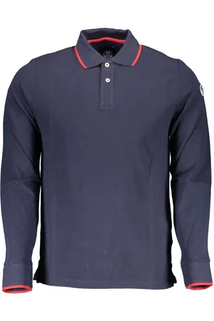 North Sails POLO Z DŁUGIM RĘKAWEM MĘSKA NIEBIESKA
