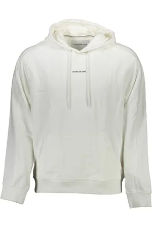 Calvin Klein BLUZA BEZ ZAMKA MĘSKA BIAŁA