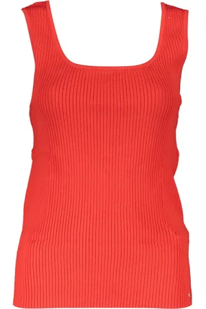 Tommy Hilfiger CZERWONY DAMSKI PODKOSZULEK