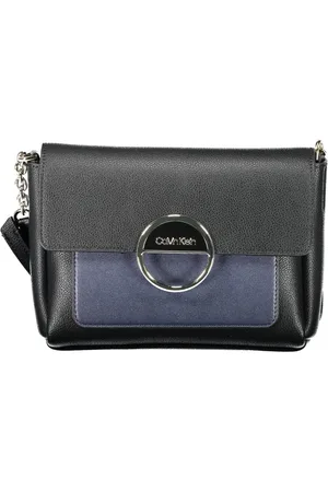 Calvin Klein CZARNA DAMSKA TORBA NA RAMIĘ