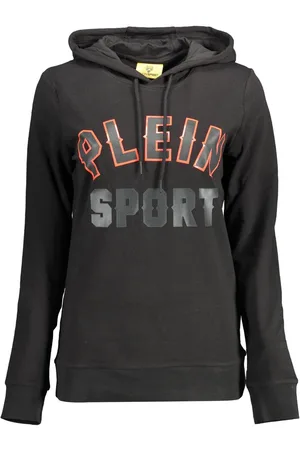 Philipp Plein SPORTOWA BLUZA PLEIN BEZ ZAMKA DAMSKA CZARNA