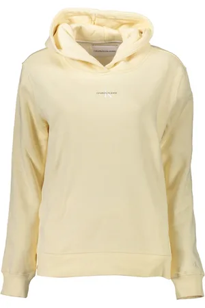 Calvin Klein BLUZA BEZ ZAMKA DAMSKA ŻÓŁTA