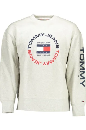 Tommy Hilfiger SZARA BLUZA MĘSKA BEZ ZAMKA