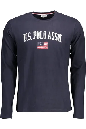 Ralph Lauren US POLO T-SHIRT MĘSKI Z DŁUGIM RĘKAWEM NIEBIESKI