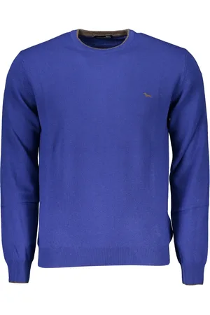 HARMONT&BLAINE NIEBIESKI SWETER MĘSKI