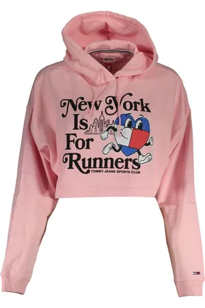 Tommy Hilfiger RÓŻOWA DAMSKA BLUZA BEZ ZAMKA