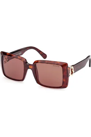 Moncler OKULARY PRZECIWSŁONECZNE DAMSKIE BRĄZOWE