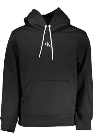 Calvin Klein BLUZA BEZ ZAMKA CZARNA MĘSKA