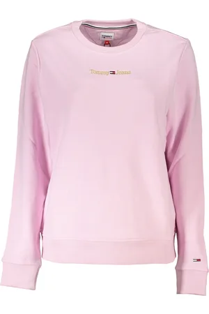 Tommy Hilfiger RÓŻOWA BLUZA BEZ ZAMKA, DAMSKA