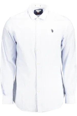 Ralph Lauren MĘSKA KOSZULKA POLO Z DŁUGIM RĘKAWEM JASNONIEBIESKA
