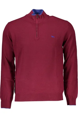 HARMONT&BLAINE CZERWONY SWETER MĘSKI