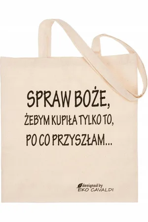 INNY Bawełniana torba typu shopper bag