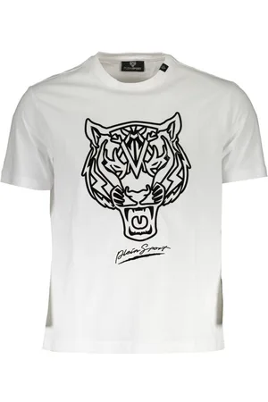 Philipp Plein T-SHIRT MĘSKI Z KRÓTKIM RĘKAWEM BIAŁY