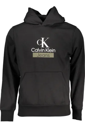 Calvin Klein BLUZA BEZ ZAMKA CZARNA MĘSKA